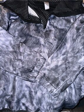 Light Gray Marble Windbreaker Jacket